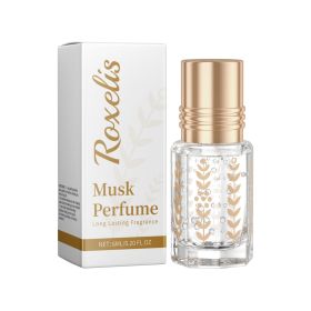 Roxelis Musk Perfume - Natural Fresh Long-lasting Scent Elegant Floral Fragrance Charming Light Perfume Daily Rollerball Personal Perfume