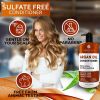 Argan Oil Conditioner Sulfate Free with No Parabens Moroccan Botanicals for Women and Men Professional Moisturizing Anti Frizz Hydrating Solution for