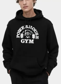 Men's Polyester Hoodie (Option: S)