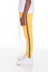 RASTA TAPED TRACK PANTS (Color: Beige, size: 2XL)
